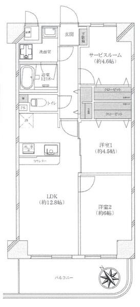 　間取り　