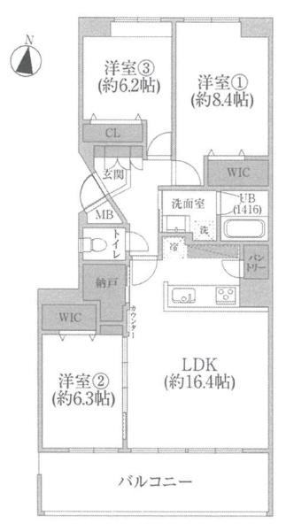 　間取り　